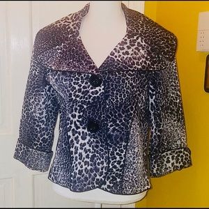 🌺 SALE Blazer, Outerwear by Lisa - Blk/White blazer